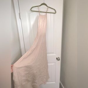 Reformation maxi gown dress square neck strappy back sz 0